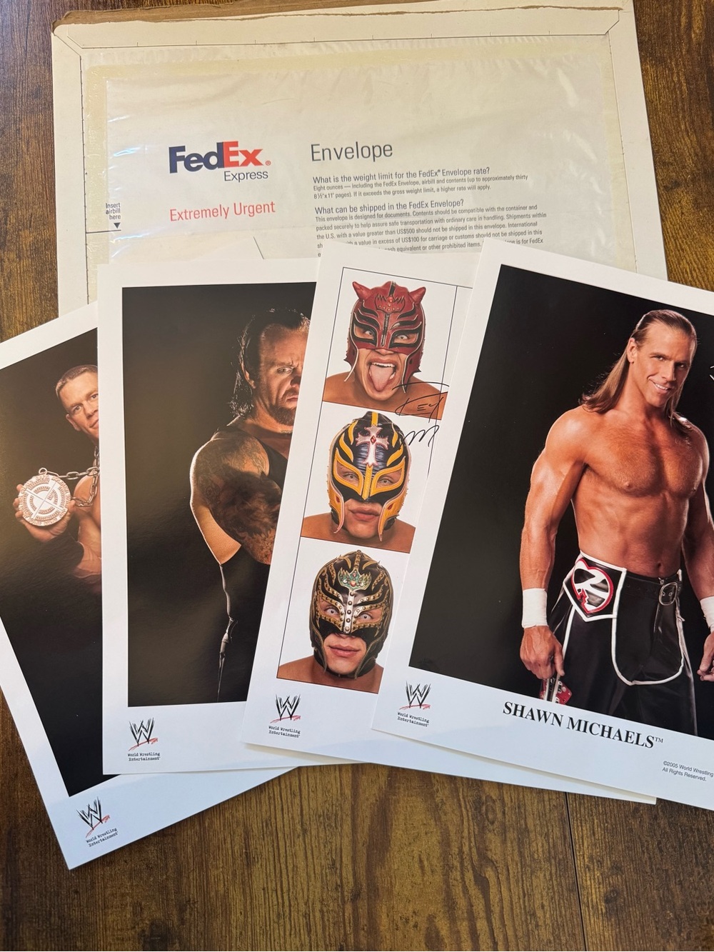 WWE Promo Photo Lot John Cena Undertaker Shawn‎ Michaels Rey Mysterio 2005 2006